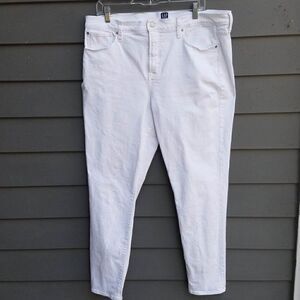 Gap 1969 White Jeans True Skinny size 33Regular